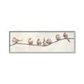 Picture of Birds on Wooden Branch _GroupedProduct_Panel_Landscape_Canvas_Framed_