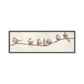 Picture of Birds on Wooden Branch _GroupedProduct_Panel_Landscape_Canvas_Framed_
