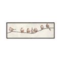 Picture of Birds on Wooden Branch _GroupedProduct_Panel_Landscape_Canvas_Framed_