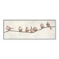 Picture of Birds on Wooden Branch _GroupedProduct_Panel_Landscape_Canvas_Framed_