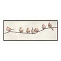 Picture of Birds on Wooden Branch _GroupedProduct_Panel_Landscape_Canvas_Framed_