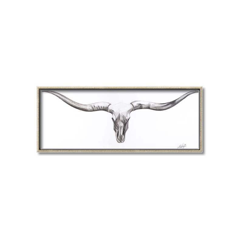 Picture of Stretched Skull   _GroupedProduct_Panel_Landscape_Canvas_Framed_