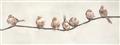Picture of Birds on Wooden Branch _GroupedProduct_Panel_Landscape_Unframed_Print_Only_