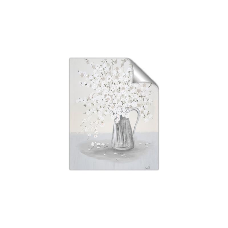 Picture of White Pretty Flower  Neutral _GroupedProduct_Rectangle_Portrait_Unframed_Print_Only_