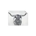 Picture of Painted Longhorn Bull _GroupedProduct_Rectangle_Landscape_Unframed_Print_Only_