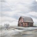 Picture of Old Brown Barn I  _GroupedProduct_Square_Unframed_Print_Only_
