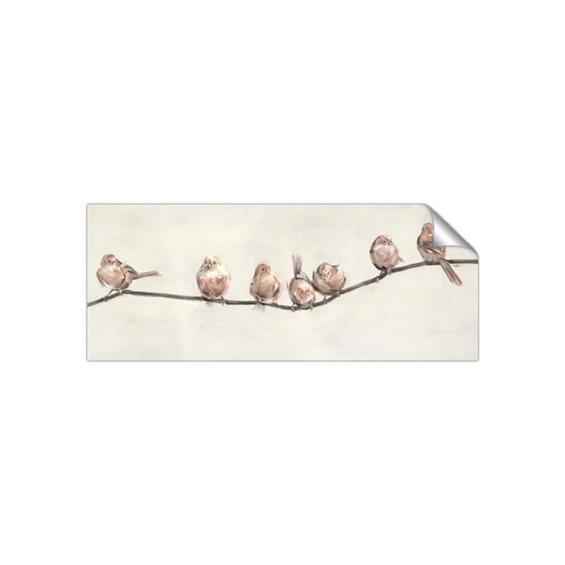 Picture of Birds on Wooden Branch _GroupedProduct_Panel_Landscape_Unframed_Print_Only_