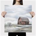 Picture of Old Brown Barn I  _GroupedProduct_Square_Canvas_