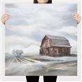 Picture of Old Brown Barn I  _GroupedProduct_Square_Canvas_