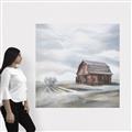 Picture of Old Brown Barn I  _GroupedProduct_Square_Canvas_