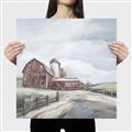 Picture of Old Brown Barn II  _GroupedProduct_Square_Canvas_