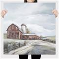 Picture of Old Brown Barn II  _GroupedProduct_Square_Canvas_