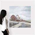 Picture of Old Brown Barn II  _GroupedProduct_Square_Canvas_