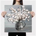 Picture of Cotton Flower _GroupedProduct_Square_Canvas_