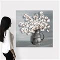 Picture of Cotton Flower _GroupedProduct_Square_Canvas_