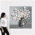 Picture of Cotton Flower _GroupedProduct_Square_Canvas_