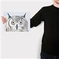 Picture of Close-up The Owl Head _GroupedProduct_Rectangle_Landscape_Canvas_