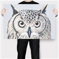 Picture of Close-up The Owl Head _GroupedProduct_Rectangle_Landscape_Canvas_