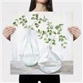 Picture of Green stem clear vase _GroupedProduct_Square_Canvas_