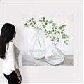Picture of Green stem clear vase _GroupedProduct_Square_Canvas_