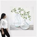 Picture of Green stem clear vase _GroupedProduct_Square_Canvas_