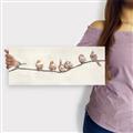 Picture of Birds on Wooden Branch _GroupedProduct_Panel_Landscape_Canvas_