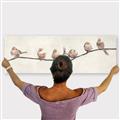 Picture of Birds on Wooden Branch _GroupedProduct_Panel_Landscape_Canvas_