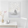 Picture of White Pretty Flower  Neutral _GroupedProduct_Rectangle_Portrait_Canvas_