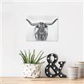 Picture of Painted Longhorn Bull _GroupedProduct_Rectangle_Landscape_Canvas_
