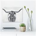 Picture of Painted Longhorn Bull _GroupedProduct_Rectangle_Landscape_Canvas_