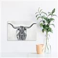 Picture of Painted Longhorn Bull _GroupedProduct_Rectangle_Landscape_Canvas_
