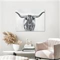 Picture of Painted Longhorn Bull _GroupedProduct_Rectangle_Landscape_Canvas_