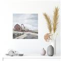 Picture of Old Brown Barn II  _GroupedProduct_Square_Canvas_
