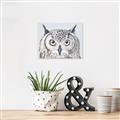 Picture of Close-up The Owl Head _GroupedProduct_Rectangle_Landscape_Canvas_