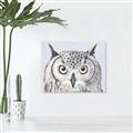 Picture of Close-up The Owl Head _GroupedProduct_Rectangle_Landscape_Canvas_
