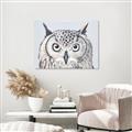 Picture of Close-up The Owl Head _GroupedProduct_Rectangle_Landscape_Canvas_