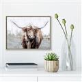 Picture of Bison _GroupedProduct_Rectangle_Landscape_Canvas_Framed_