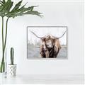 Picture of Bison _GroupedProduct_Rectangle_Landscape_Canvas_Framed_