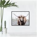 Picture of Bison _GroupedProduct_Rectangle_Landscape_Canvas_Framed_