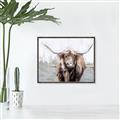 Picture of Bison _GroupedProduct_Rectangle_Landscape_Canvas_Framed_