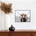 Picture of Bison _GroupedProduct_Rectangle_Landscape_Canvas_Framed_