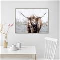 Picture of Bison _GroupedProduct_Rectangle_Landscape_Canvas_Framed_