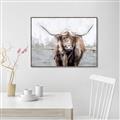 Picture of Bison _GroupedProduct_Rectangle_Landscape_Canvas_Framed_