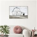 Picture of Old Farm House _GroupedProduct_Rectangle_Landscape_Canvas_Framed_