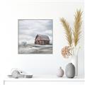 Picture of Old Brown Barn I  _GroupedProduct_Square_Canvas_Framed_