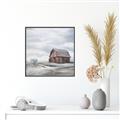 Picture of Old Brown Barn I  _GroupedProduct_Square_Canvas_Framed_