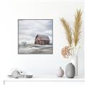Picture of Old Brown Barn I  _GroupedProduct_Square_Canvas_Framed_