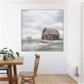 Picture of Old Brown Barn I  _GroupedProduct_Square_Canvas_Framed_