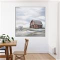 Picture of Old Brown Barn I  _GroupedProduct_Square_Canvas_Framed_