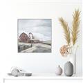 Picture of Old Brown Barn II  _GroupedProduct_Square_Canvas_Framed_